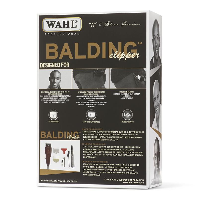 Wahl Professional 5-Star Balding Clipper  Accessories Included