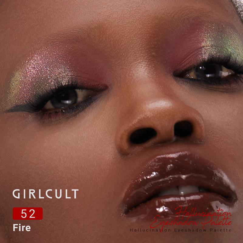 Girlcult Four color eyeshadow Smoky Chameleon flash