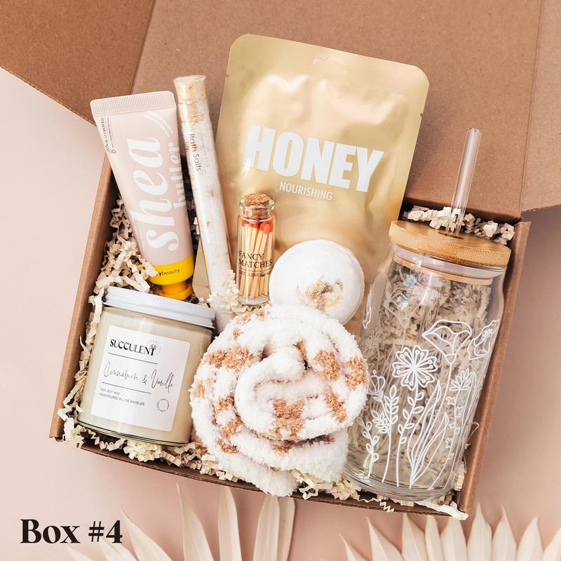 Mental Health Self Care Package For Her, Stress Relief Gift, Care Package For Her, Friendship Gift, Self Care Box For Women, Care package | Trendy Cozy Gift Box