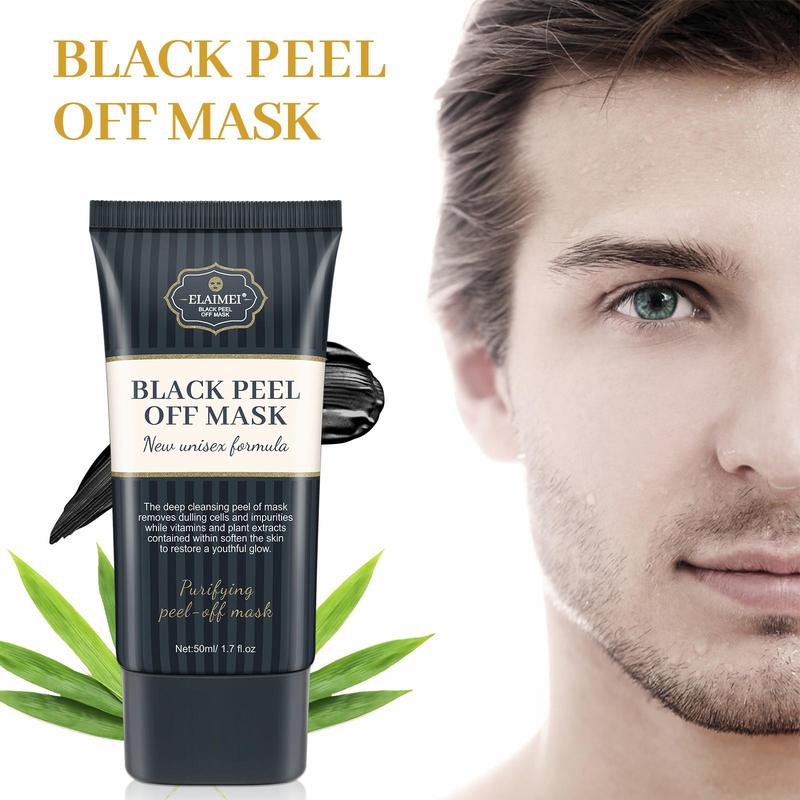 Black Peel Off Mask, 2 Counts set Deep Cleansing Facial Mask, Blackhead Mask for All Skin Types, Suitable for Men and Women