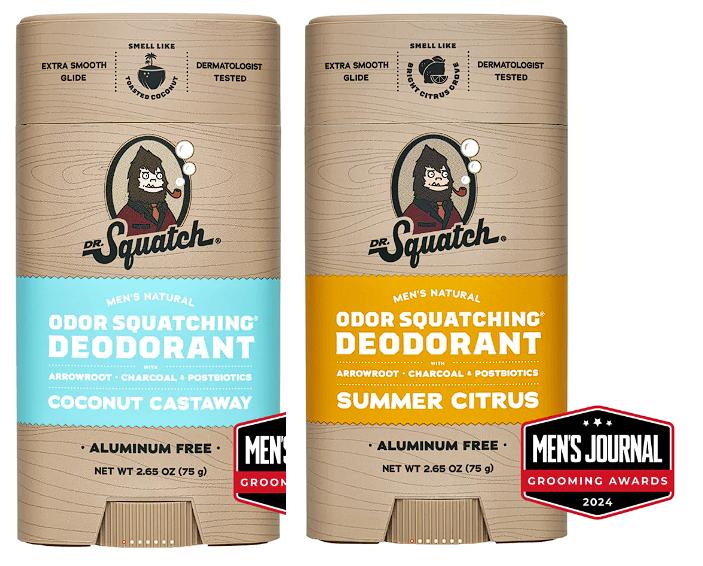 Dr. Squatch - Beach Deodorant 2-Pack - Body Care for Men