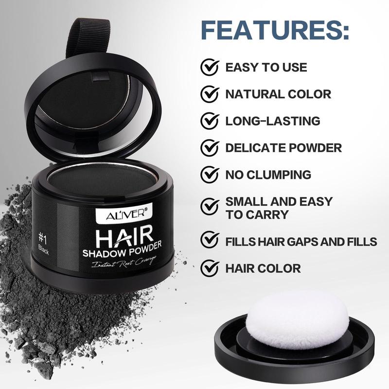 Hairline Powder, Waterproof Hair Shadow Powder, Natural Hair Thickening Powder, Professional Hair Styling Product for Men & Women, Christmas Gift