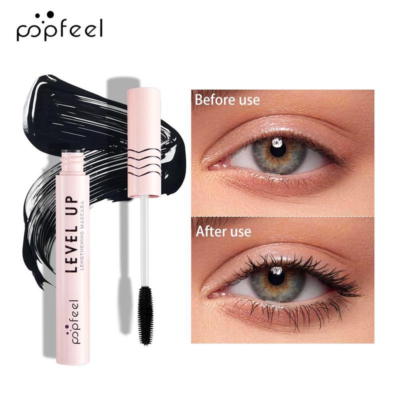 Popfeel Long Lasting Waterproof Mascara, 1 3 5 7 Counts Lash Lengthening Mascara Stick for Vanity Makeup Desk, Professional Eyelash Extension Essence Mascara for Women, Eyelash Cosmetic