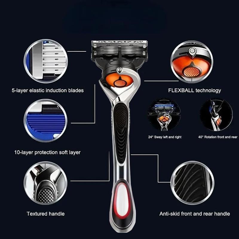 Men's Electric Razor with Blades for Christmas Gift, 1 Count Electric Shaver with Blades, Professional Shaving Tool for Men, Great for Barber Shop Salon Home Use