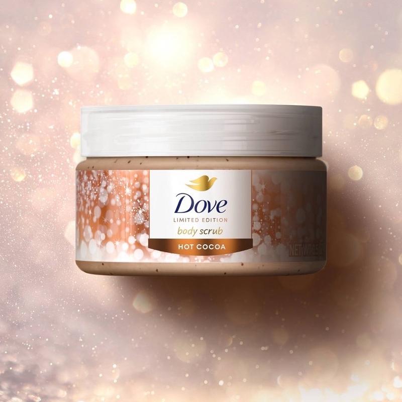 Dove Body Scrubs - Hot Cocoa Moisturizing Scrub Exfoliate Cream Cleanser Body Care Skin Repair Skin Care Cosmetic