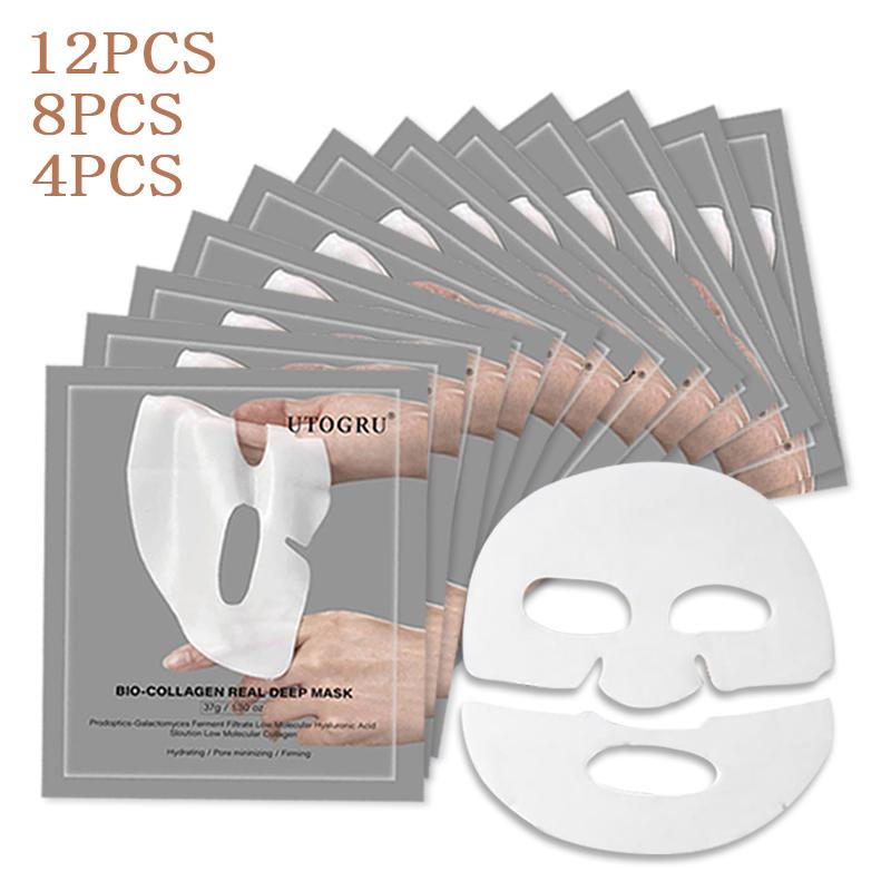 12PCS THE OVERNIGHT Deep Collagen Power Boosting Mask | THE OVERNIGHT COLLAGEN MASK | Firming Facial Mask