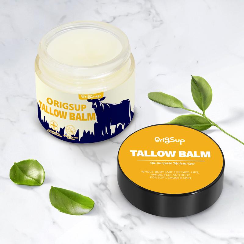 Organic Beef Tallow Balm for Skin Care Body Care - All Natural Lotions Body Oil with Wild Honey – Beef Tallow Moisturizer,-Made in USA (2.0 Oz) tallow moisturizer