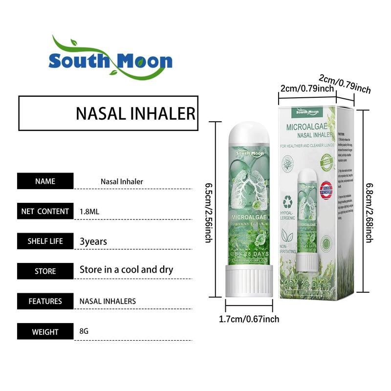 South Moon Nasal Stick, Nasal Cleansing Nasal Inhalation Gentle Care Lightweight Enjoyment of Fresh Air   Oral Comfort