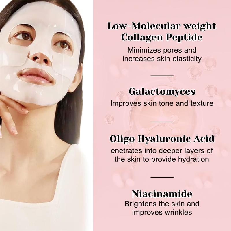 Purehealth Deep Collagen Energy Enhancing facial mask | Original Collagen facial mask 5 skin care products moisturize and repair skin