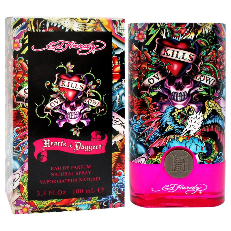 Ed Hardy Hearts Daggers by Christian Audigier for Women - 3.4 oz EDP Spray