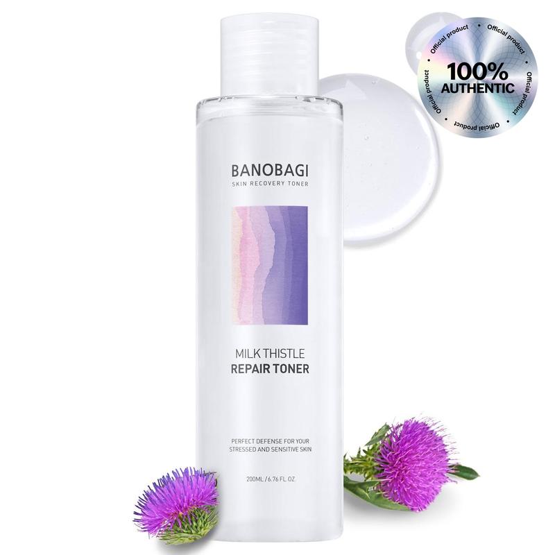 BANOBAGI Milk Thistle Repair Toner - Official Product Face Moisturizer Hydrating Toner with Burdock Root for Sensitive Skin (6.76 fl oz)