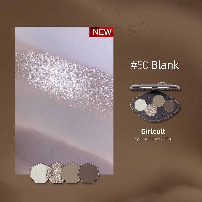 Girlcult Four color eyeshadow Smoky Chameleon flash