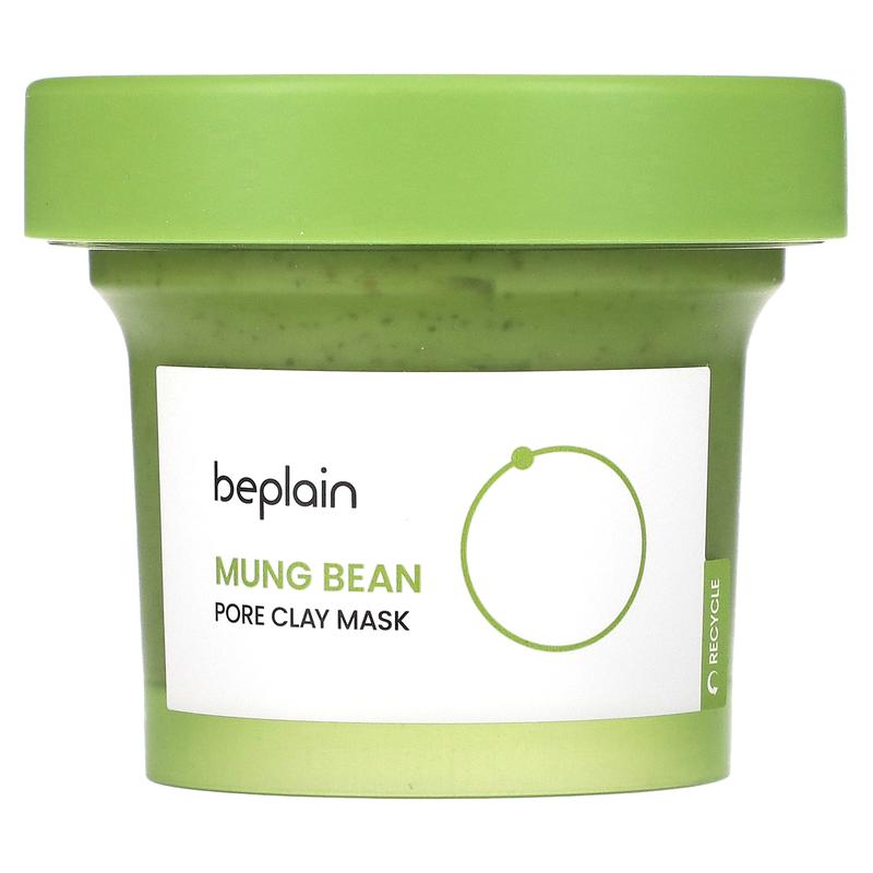 Beplain Mung Bean, Pore Clay Beauty Mask, 4.05 fl oz (120 ml)