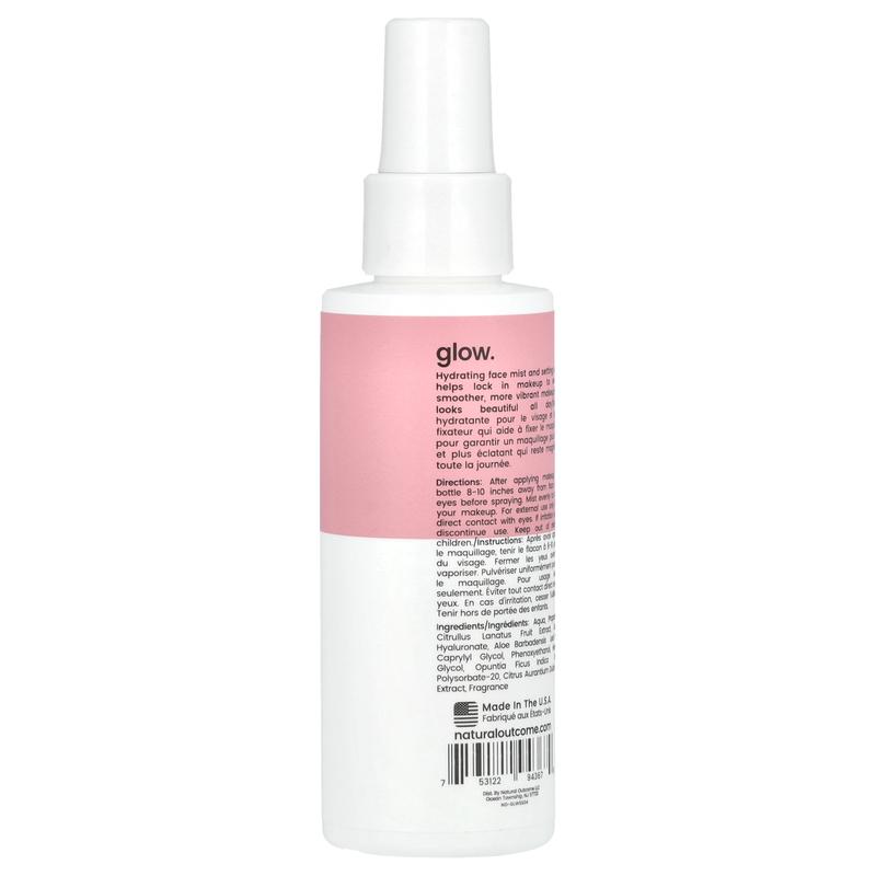 Natural Outcome Glow, All-Nighter Setting Spray, 4 oz (120 ml)