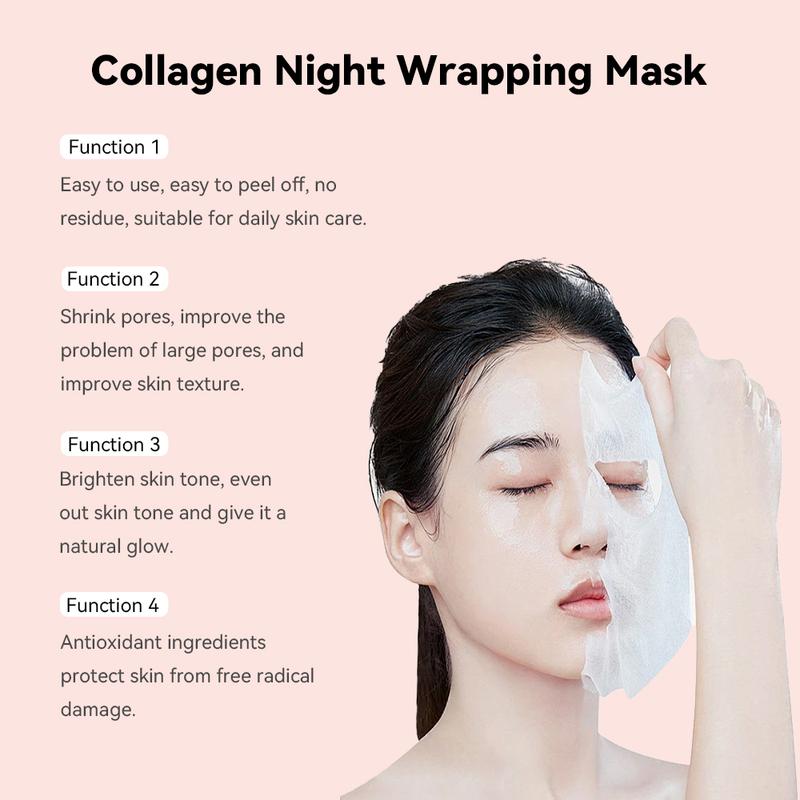 Dimot Collagen Night Wrapping Mask : SLEEP, SHED, AND GLOW!