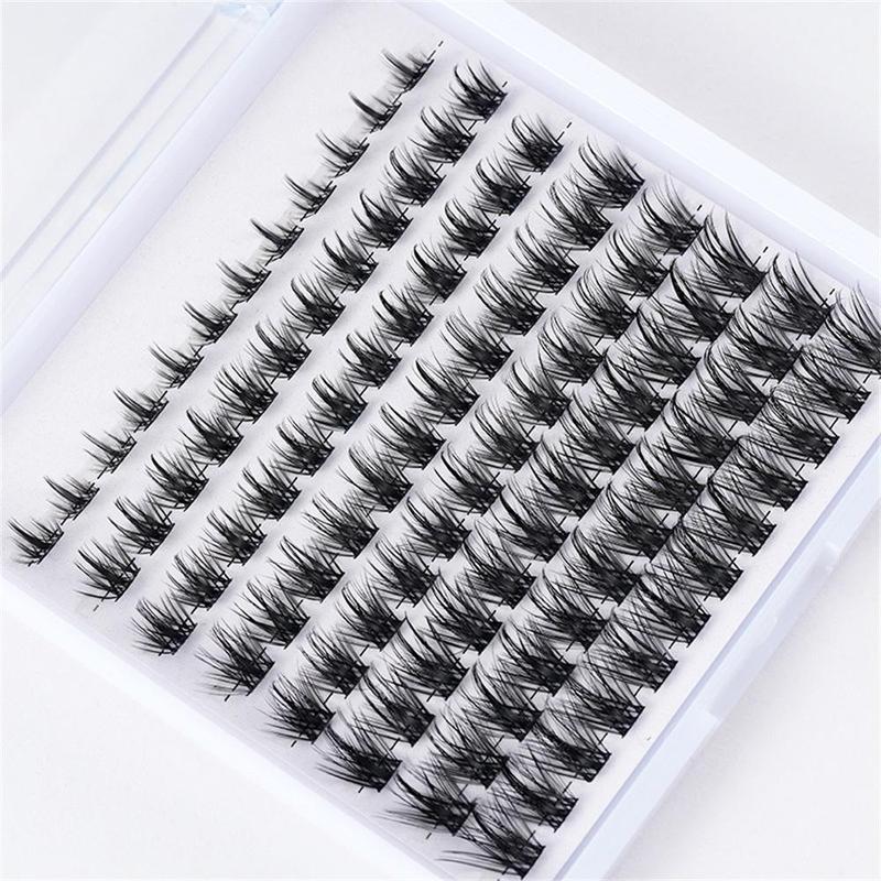 Natural Look Cluster False Eyelashes (96pcs box), Individual Lashes Extensions, Eye Makeup Supplies for Women & Girls, Christmas Gift