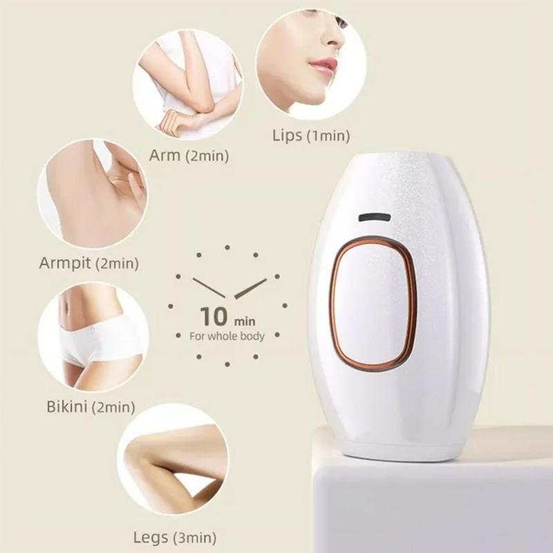 IPL Hair Removal Device  , Painless Remover Reduction in Hair Regrowth at Home, Use for Face Legs Arms Armpits Bikini Line and Whole Body Use