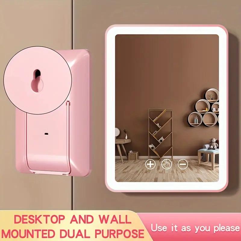 Explosion led makeup mirror portable mirror foldable with lights vanity mirror desktop desktop fill light mirror