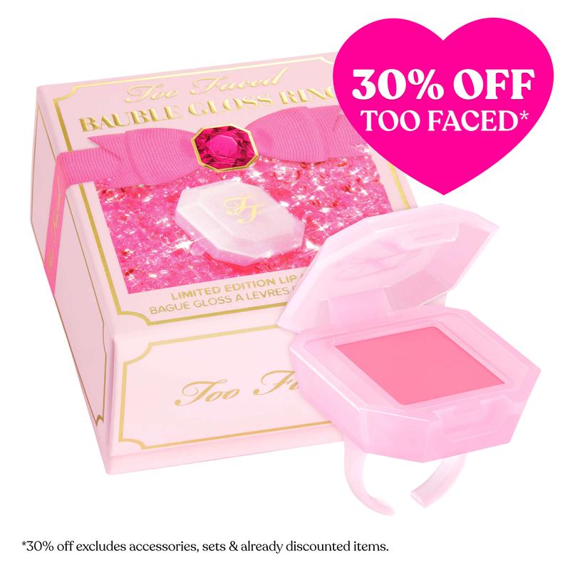 Too Faced Bauble Gloss Ring - Creamy Lip Gloss Gift