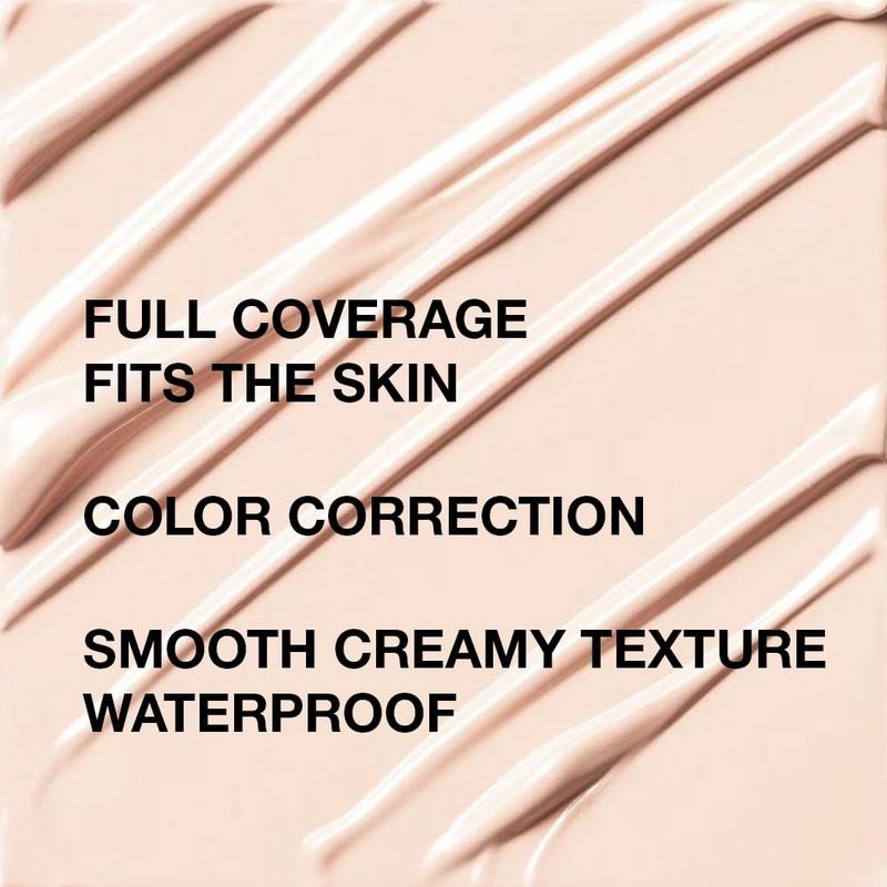 Pro Under Eye Full Coverage Liquid Concealer to Cover Dark Circles, Scars,Redness,Spots,Fine Lines,Corrector Anti-Aging Natural Finish, Moistening Smooth Cream,Waterproof 0.4 * 2 fl oz-Light+Medium Temogu