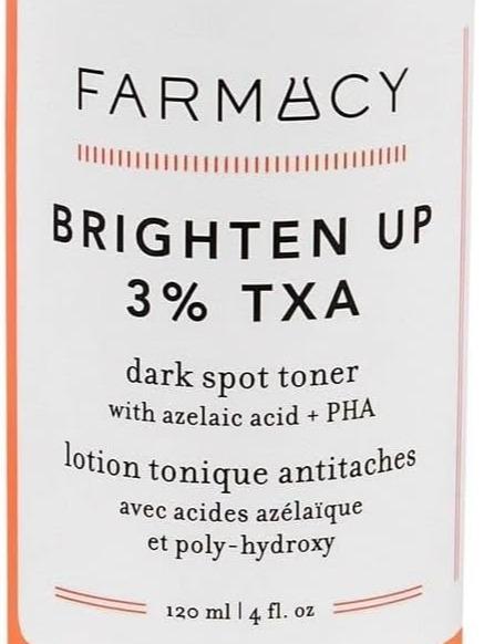 Farmacy 3% TXA Brightening Toner for Face - Powerful Dark Spot Corrector & Face Toner with Azelaic Acid & PHA, 120ml