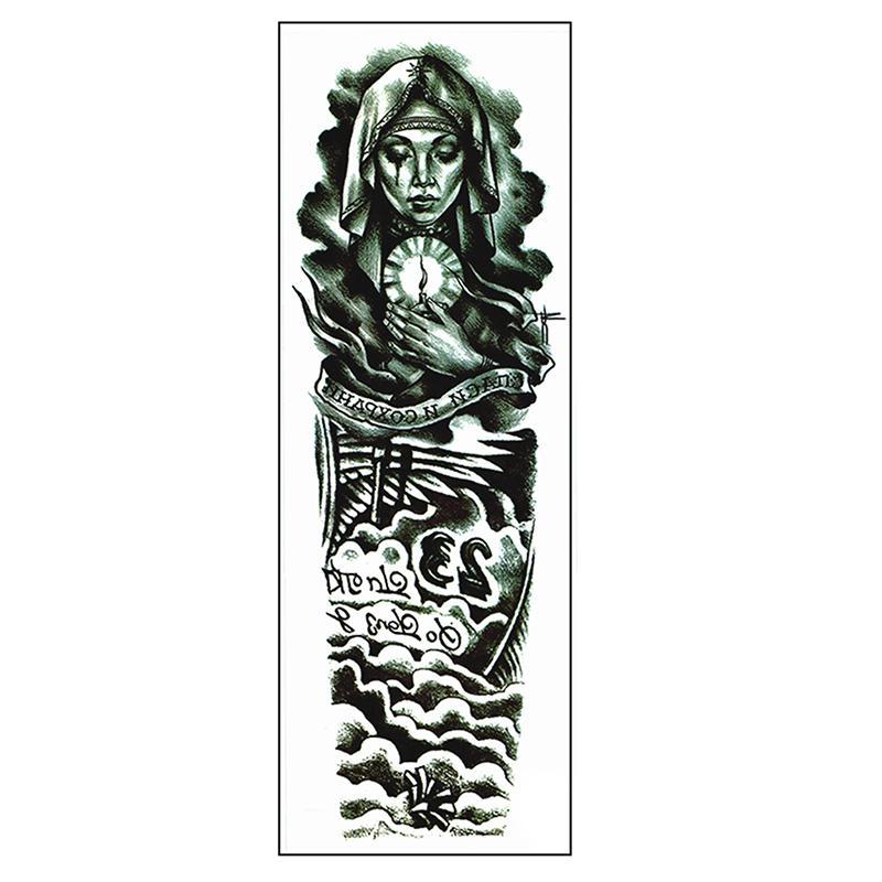 Beauty Design Fake Tattoo Sticker, Temporary Tattoo Sticker, Body Art Sticker for Women & Men, Realistic Tattoo Sticker, Face Paint Body Paint Tattoos