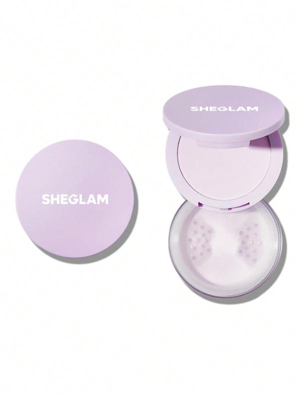 SHEGLAM Insta-Ready Face & Under Eye Setting Powder Duo - Taro for Flawless Makeup Finish