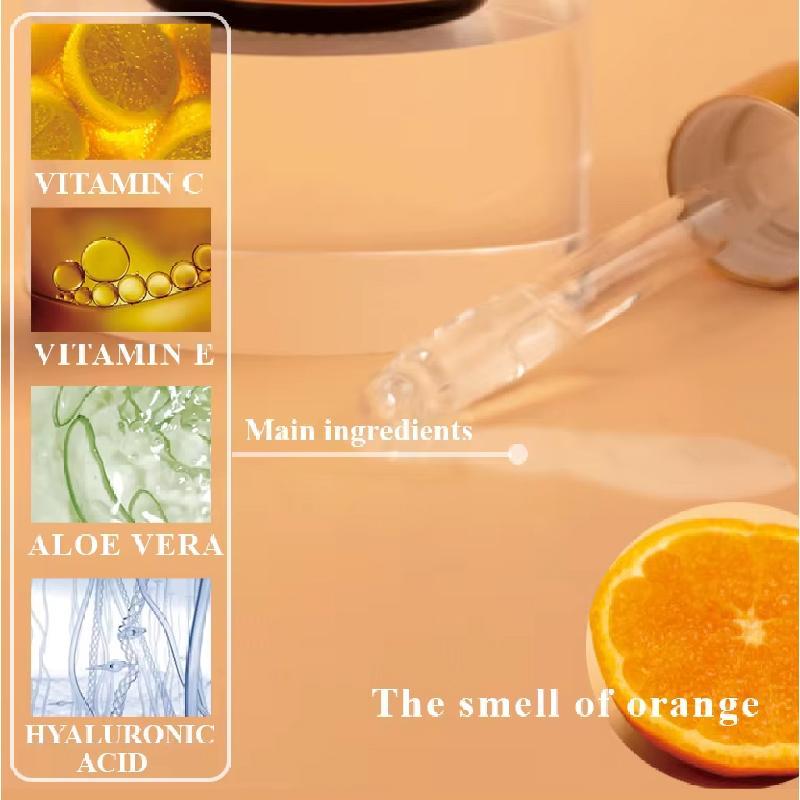 Vitamin C Facial Brightening Serum, Moisturizing Facial Essence, Hydrating Nourishing Skin Care Serum, Face Serum for Women and Men All Skin Types