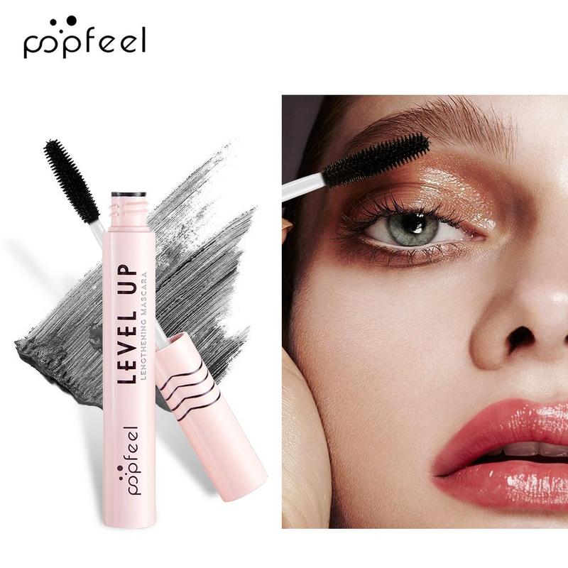 Popfeel Long Lasting Waterproof Mascara, 1 3 5 7 Counts Lash Lengthening Mascara Stick for Vanity Makeup Desk, Professional Eyelash Extension Essence Mascara for Women, Eyelash Cosmetic