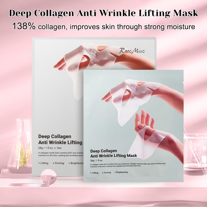 Purehealth Deep Collagen Energy Enhancing facial mask | Original Collagen facial mask 5 skin care products moisturize and repair skin