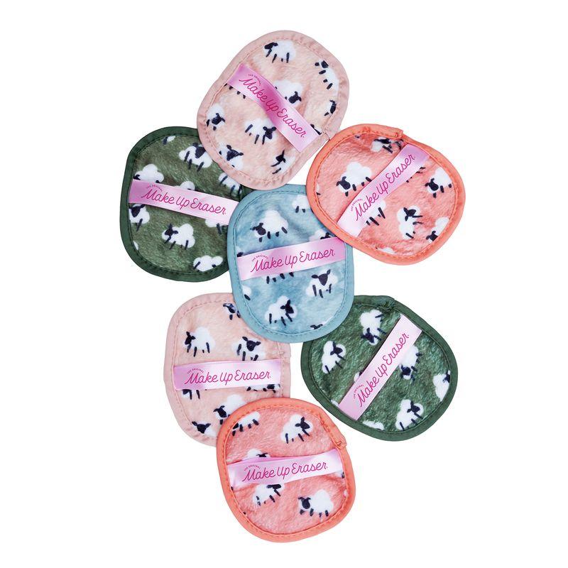 Counting Sheep 7-Day Set- Erase Makeup with JUST WATER, Reusable & Machine Washable Makeup Removers