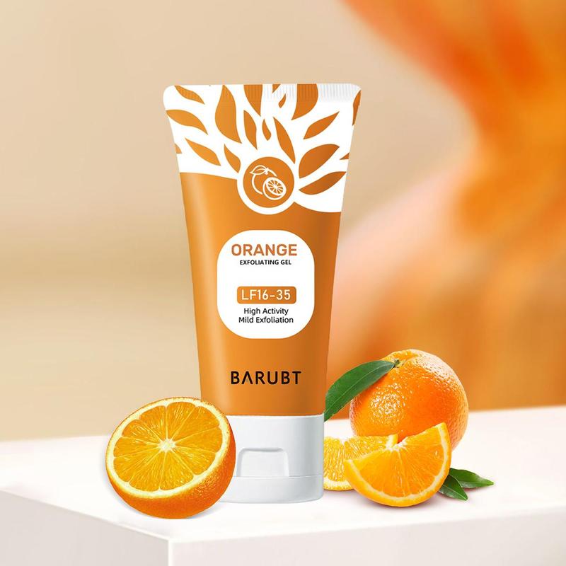 (3 Counts only 19.99$) 2024 Orange Exfoliating Gel Scrub Face Body Skin, Facial Exfoliator 50g Skincare