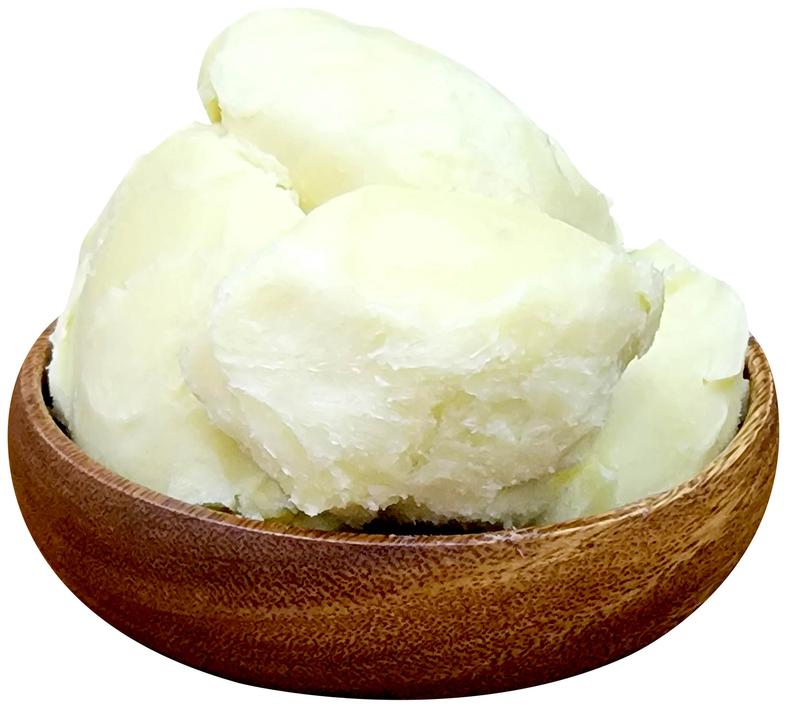 Unrefined Shea Butter, bulk 5 lb and 10 lb by MGL Naturals. Use directly to nourish and moisturize the skin and hair. For DIY body butters, soaps, lotion, balm, hair growth grease,