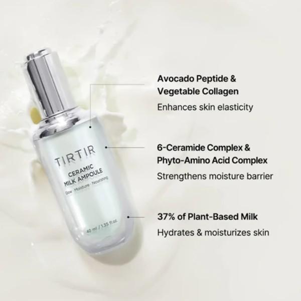 [TIRTIR] Ceramic Milk Ampoule 40ml