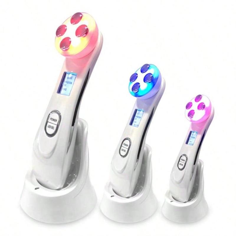 5 Color LED Facial Massager, Facial Massager for Face, Neck, Professional Facial Beauty Instrument for Women, Skin Care Massage Tool, Halloween, Christmas