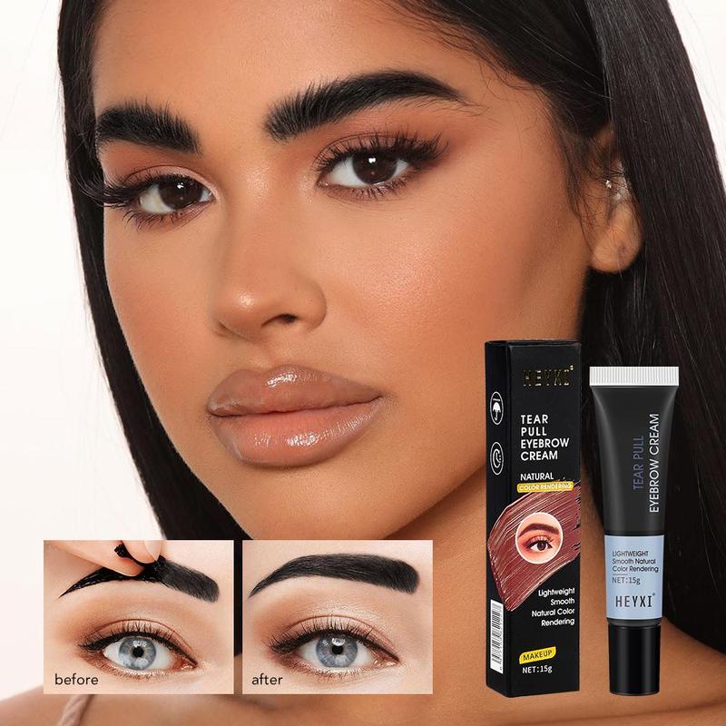 Eyebrow Tinting Cream, 1 Count Waterproof Long Lasting Eyebrow Dyeing Cream, Natural Eyebrow Makeup Tool for Women & Girls