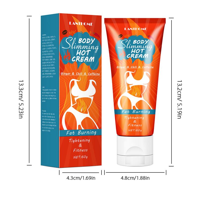 Thermal Firming Body Cream - Body Cream for Tummies - Sweating Cream for Better Workouts - Long-Lasting Moisturizing Pre- and Post-Workout Massage Lotion