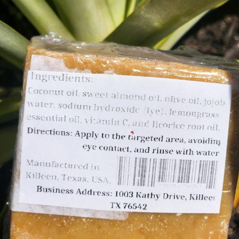 Reid Melanin Turmeric lemongrass soap reducing discoloration dark spot Body Care Body Wash