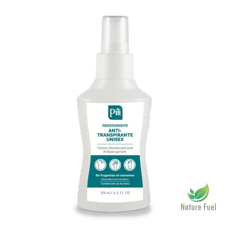 Pili Antiperspirant Deodorant for Underarms, Hands, and Feet Long-Lasting Sweat Control