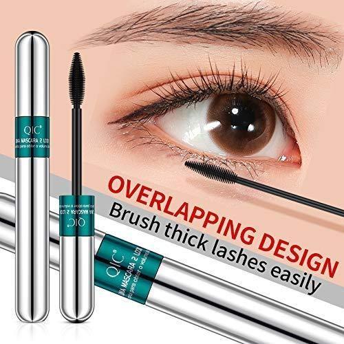 QIC double effect eye black 4d waterproof, slim, thick and all-in-one Japanese makeup Mascara Cosmetic