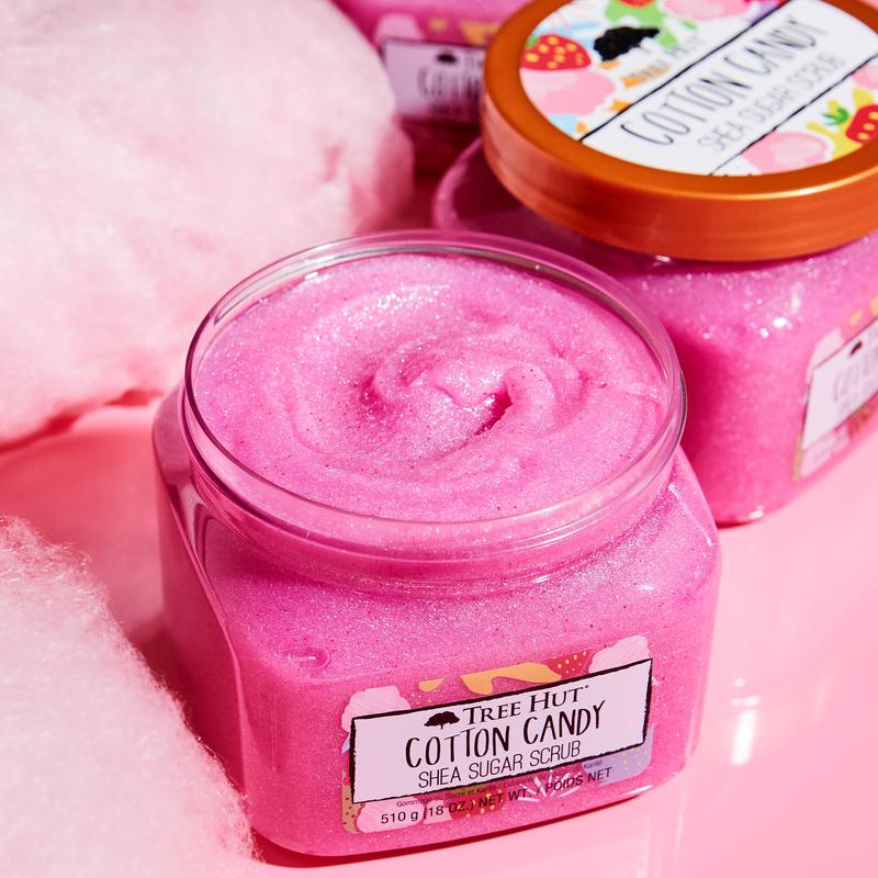 Tree Hut Cotton Candy Shea Sugar Scrub, 510 Grams