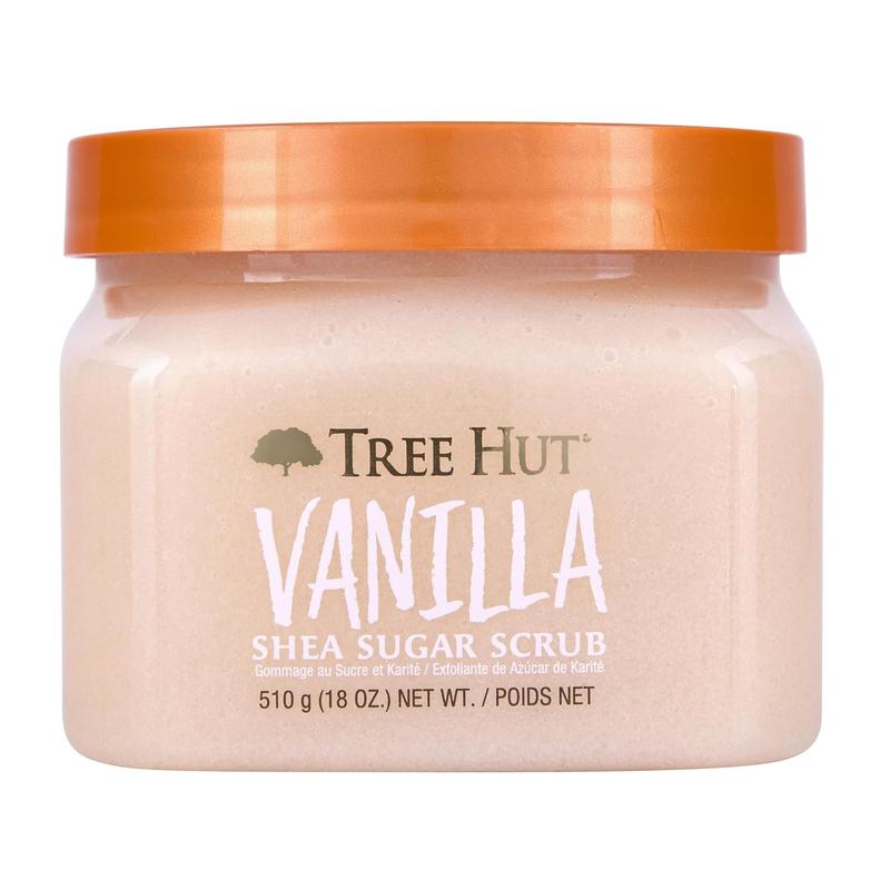 Tree Hut Vanilla Shea Sugar Exfoliating & Hydrating Body Scrub, 18 Oz Tree Hut