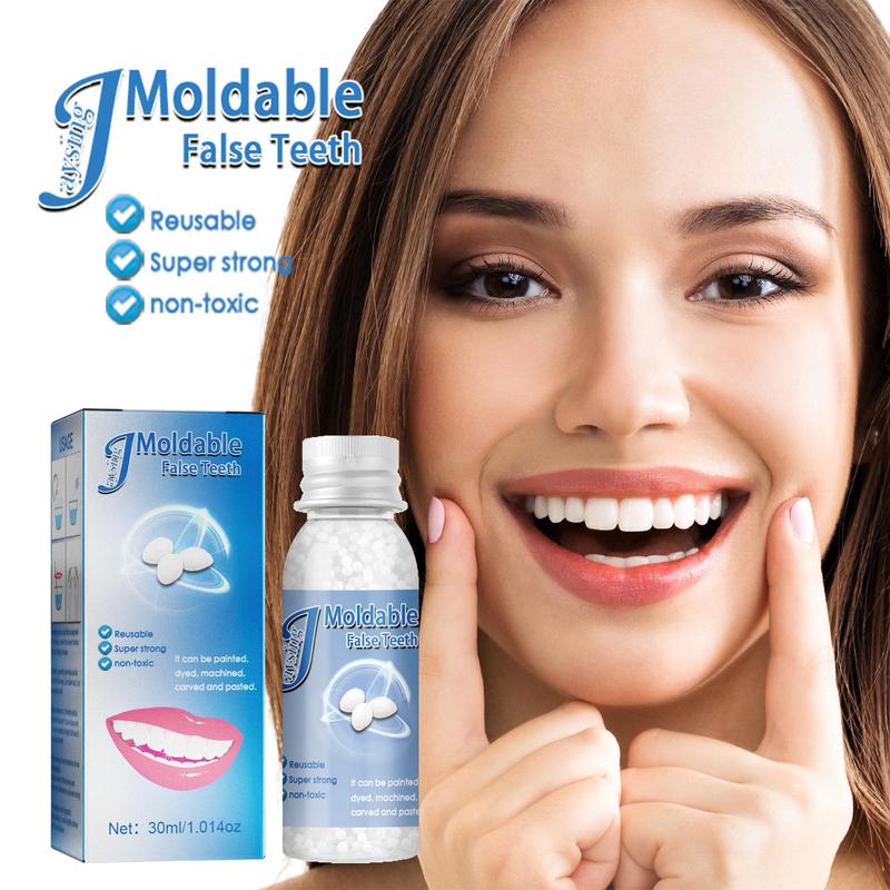 Jaysuing Denture Modification Teether, Moldable False Teeth, film and television makeup denture modification teether, fake fillings for broken-30ml