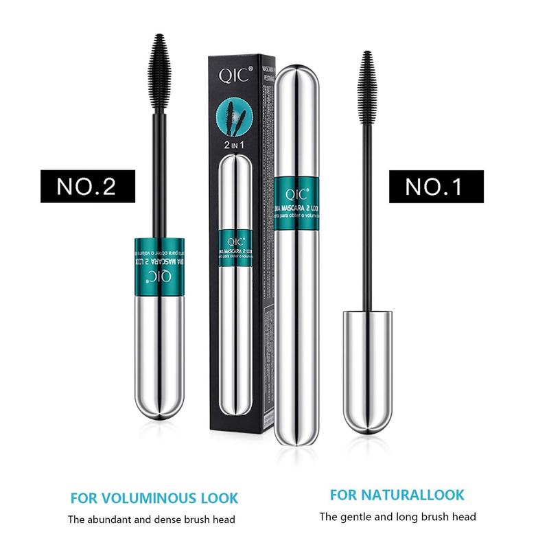 QIC double effect eye black 4d waterproof, slim, thick and all-in-one Japanese makeup Mascara Cosmetic