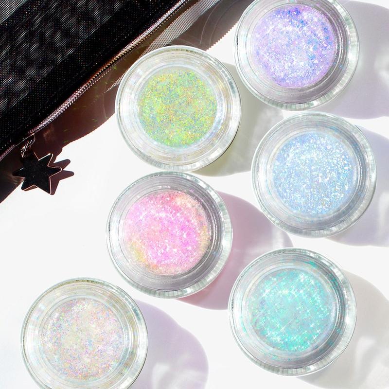 SPACEPASTE® Illuminating Highlights - 6 piece Mini Glitter Gel Collection by Lemonhead LA Bronzer Lavender