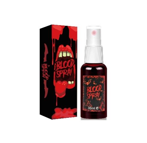 Fake Blood Spray Halloween Makeup - Artificial Blood Washable Fake Blood for Clothes Bloody Halloween Vampire Zombie Clown Stage Costume Blood Makeup Realistic Blood Splatter for Shirt Skin Mouth Face Painting