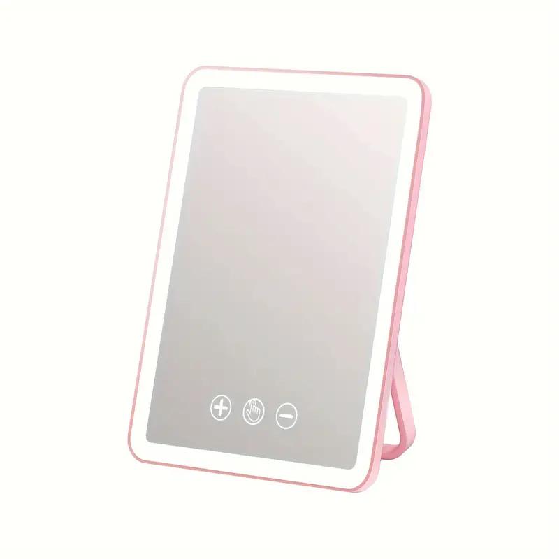 Explosion led makeup mirror portable mirror foldable with lights vanity mirror desktop desktop fill light mirror