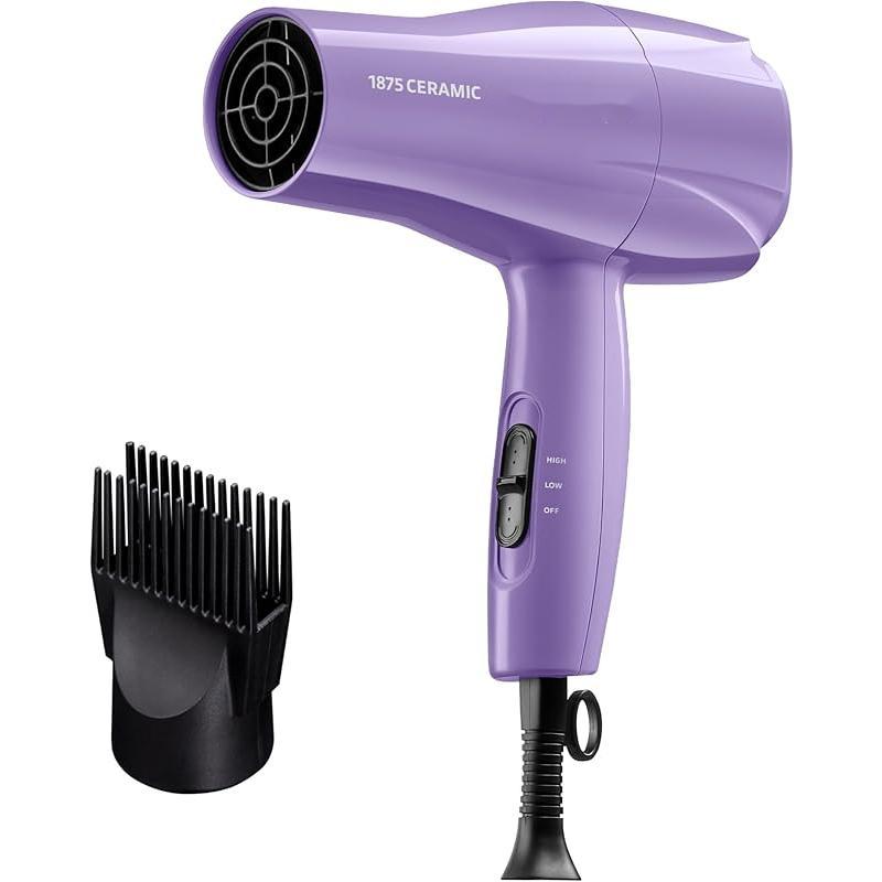 Hair dryer: Multiple settings, comb attachment, compact and portable, suitable for home and travel