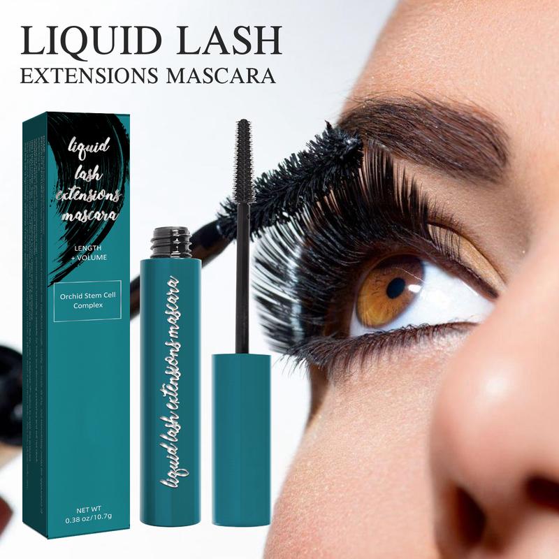 Liquid Lash Extensions Mascara Thick and Slender, Waterproof and Sweatproof (Rich Black 10.7g 0.38 OZ） Makeup Cosmetic tubing mascara mascara