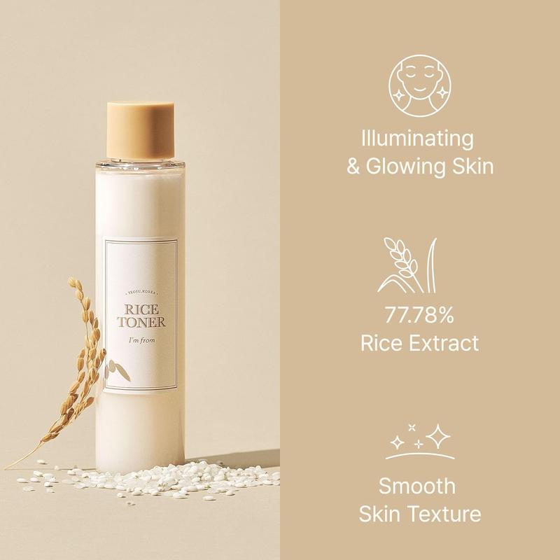 [I'm from Official Shop] Must-Have Rice Line 5-Piece Set - Rice Toner, Rice Cream, Rice Serum, Rice Mask, Rice Sheet Mask(5) - Exclusive TikTok Shop Pack Set, Bestselling Rice Line Top5 Products Hydrating Moisturize Moisture Hydrate Moisturizer Skincare